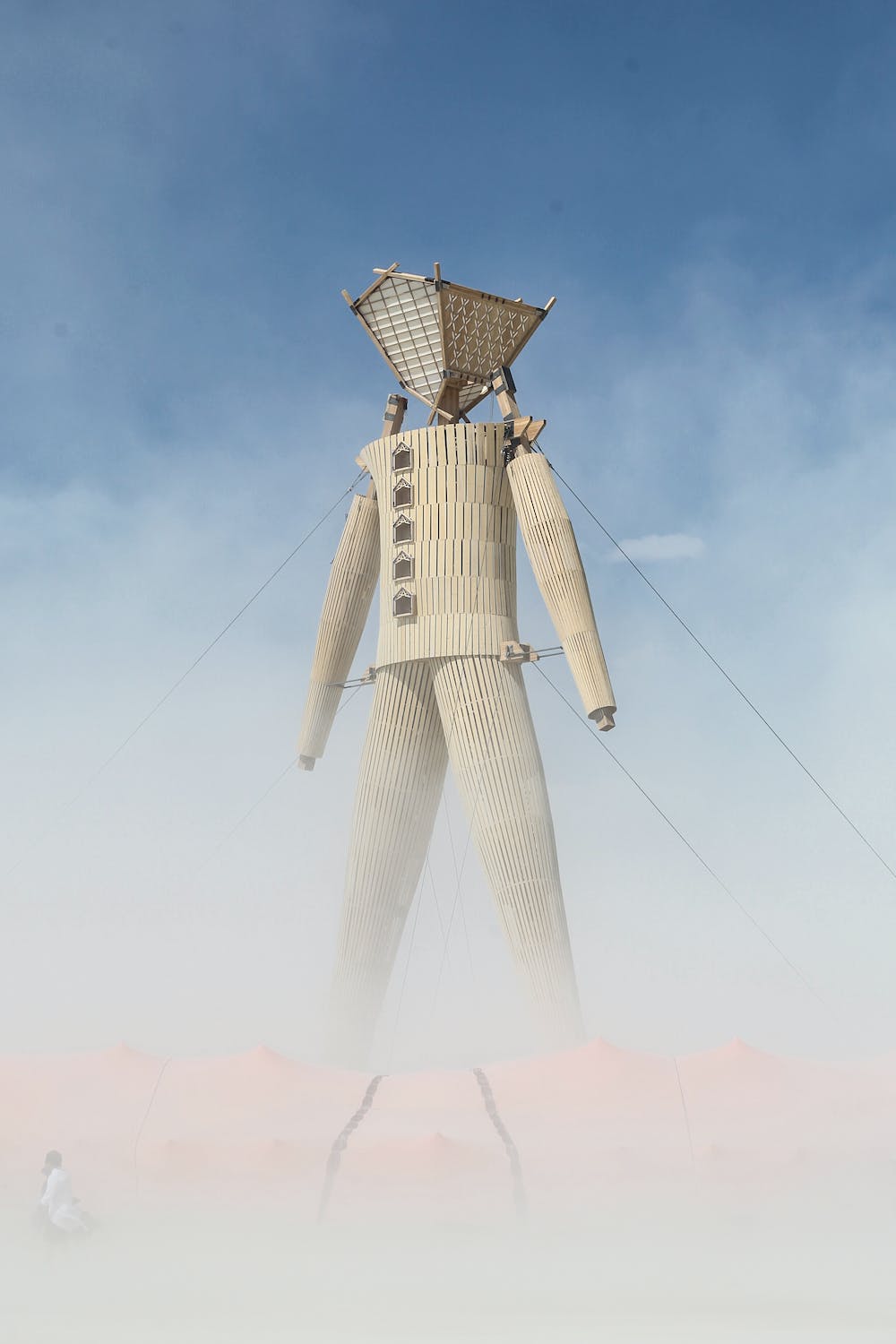 Towering Wood Man